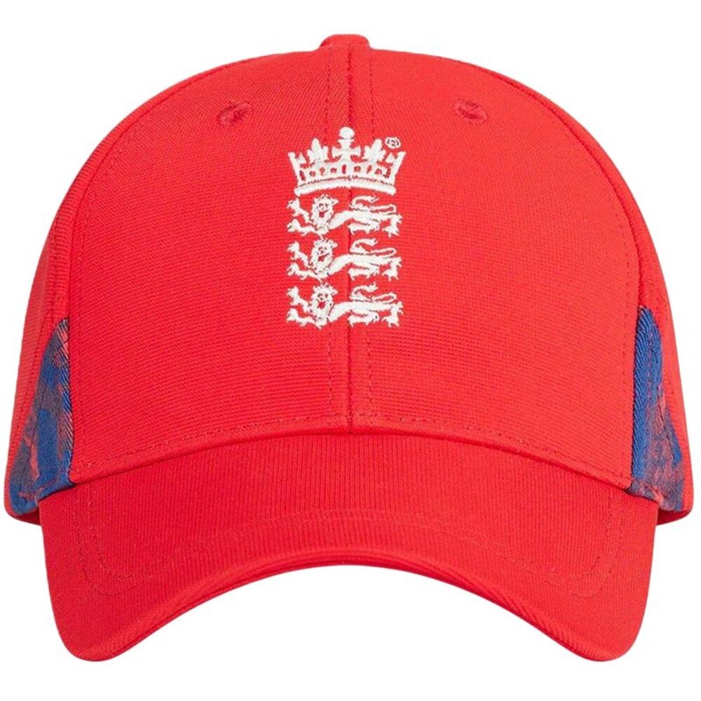 Castore England Cricket Cricket Baseball Cap / High Risk Red